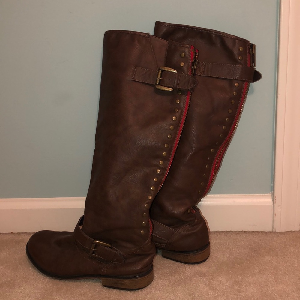 Leather Riding Boots